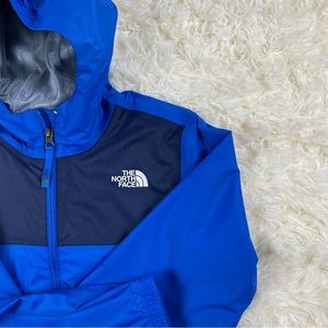 The North Face Jacket Boys Size Medium 10/12 Royal Blue Wind Breaker Like New